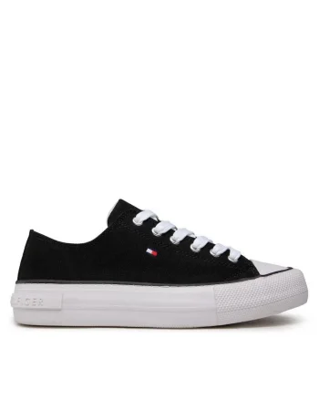 Pantofi sport copii,  Textil, Negru, Negru