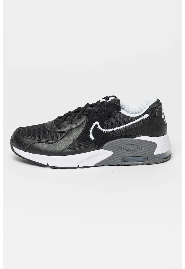 Pantofi sport cu garnituri din piele Air Max Excee, Alb/Negru