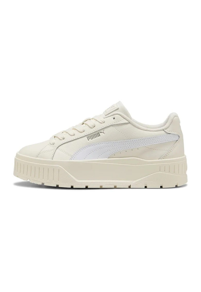 Pantofi sport Karmen II flatform, Alb fildes