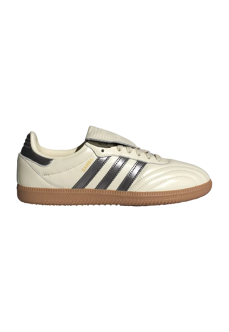 Pantofi sport din piele cu garnituri contrastante Samba, Negru/Crem