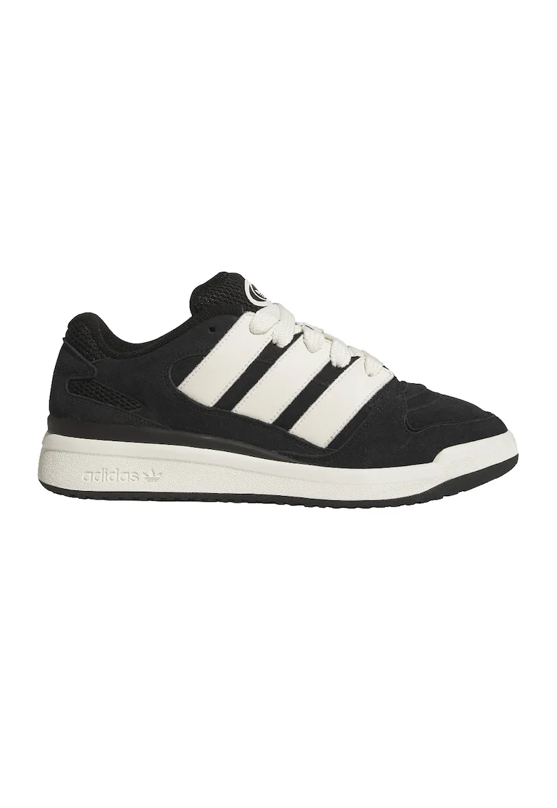 Pantofi sport cu garnituri din piele intoarsa Forum2000, Negru
