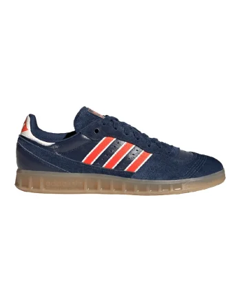 Pantofi sport low-cut cu garnituri din piele, Rosu/Albastru ultramarin