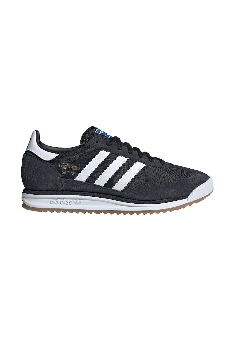 Pantofi sport cu garnituri din piele intoarsa SL 72, Negru