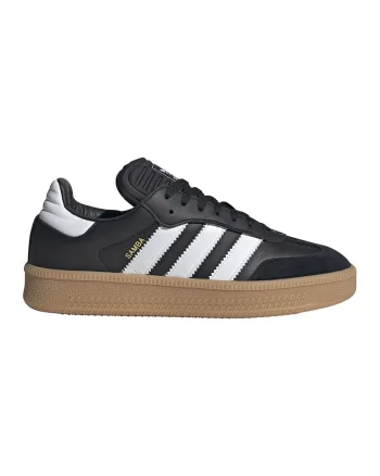 Pantofi sport din piele cu garnituri din material textil Samba XLG, Albastru ultramarin/Alb optic