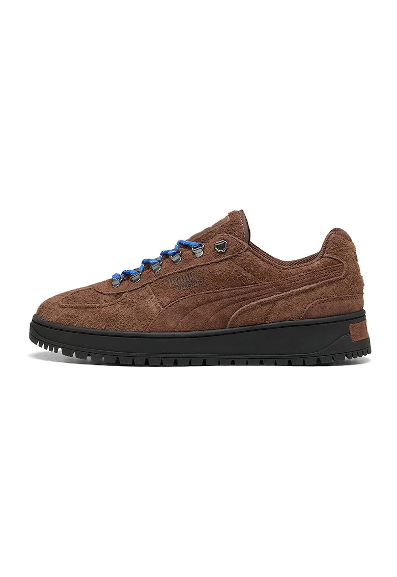 Pantofi sport din piele intoarsa Palermo Alpino Fuzzy, Maro