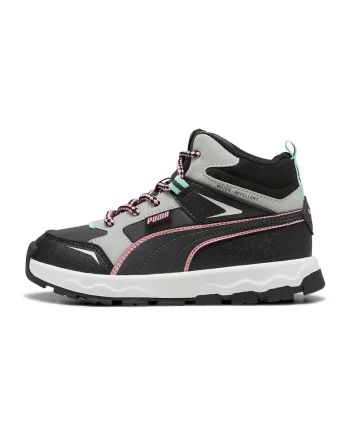 Pantofi sport mid-high cu finisaj rezistent la apa Evolve, Negru/Gri deschis