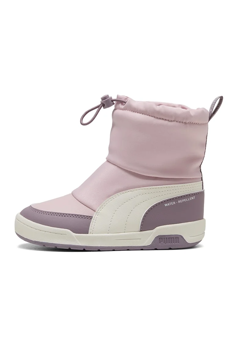 Ghete Multiflex 2, Alb fildes/Violet prafuit/Roz pal