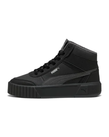 Pantofi sport cu logo Carina Mia Mid WTR Warm, Negru/Gri inchis