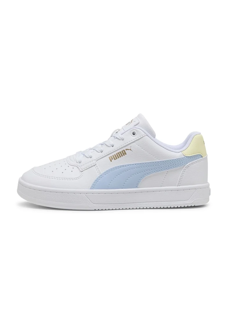 Pantofi sport Caven 2.0 de piele ecologica, Alb optic/Albastru glaciar