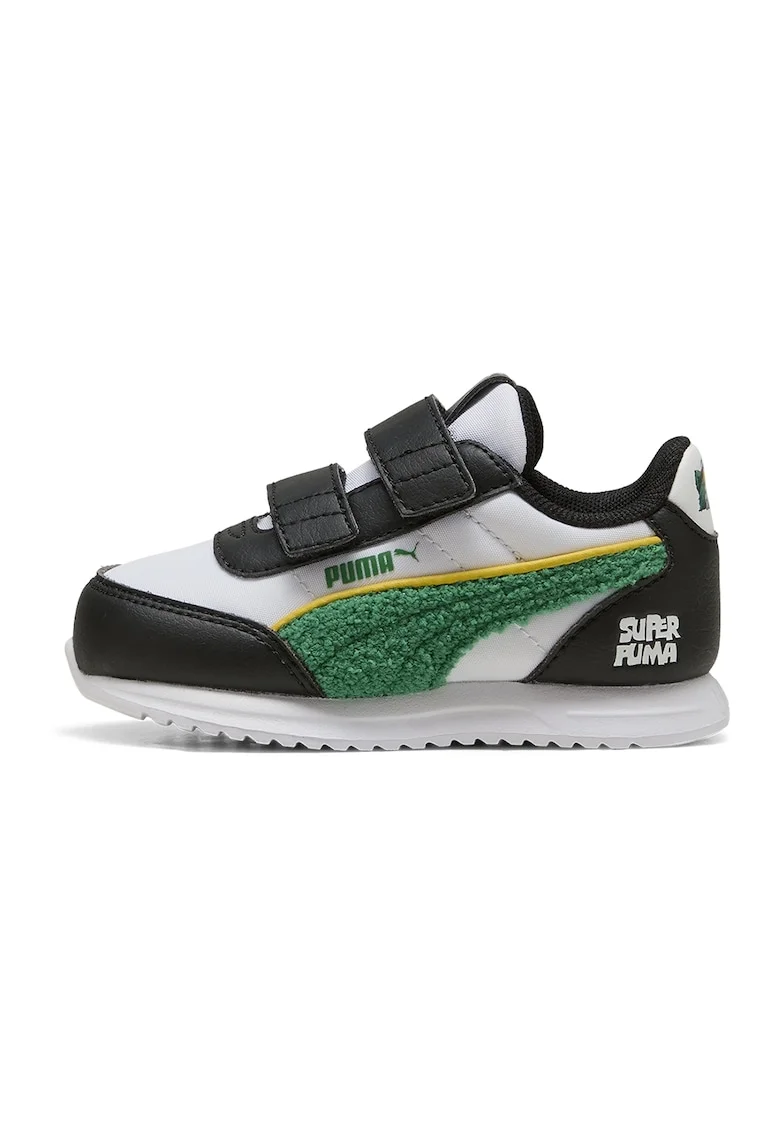 Pantofi sport R78 Lightwind cu logo, Alb/Verde/Negru