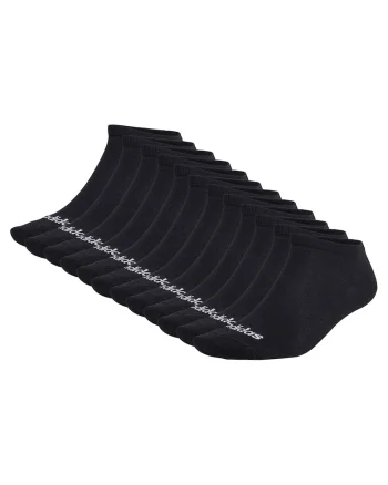 Set de sosete scurte unisex - 12 perechi, Negru