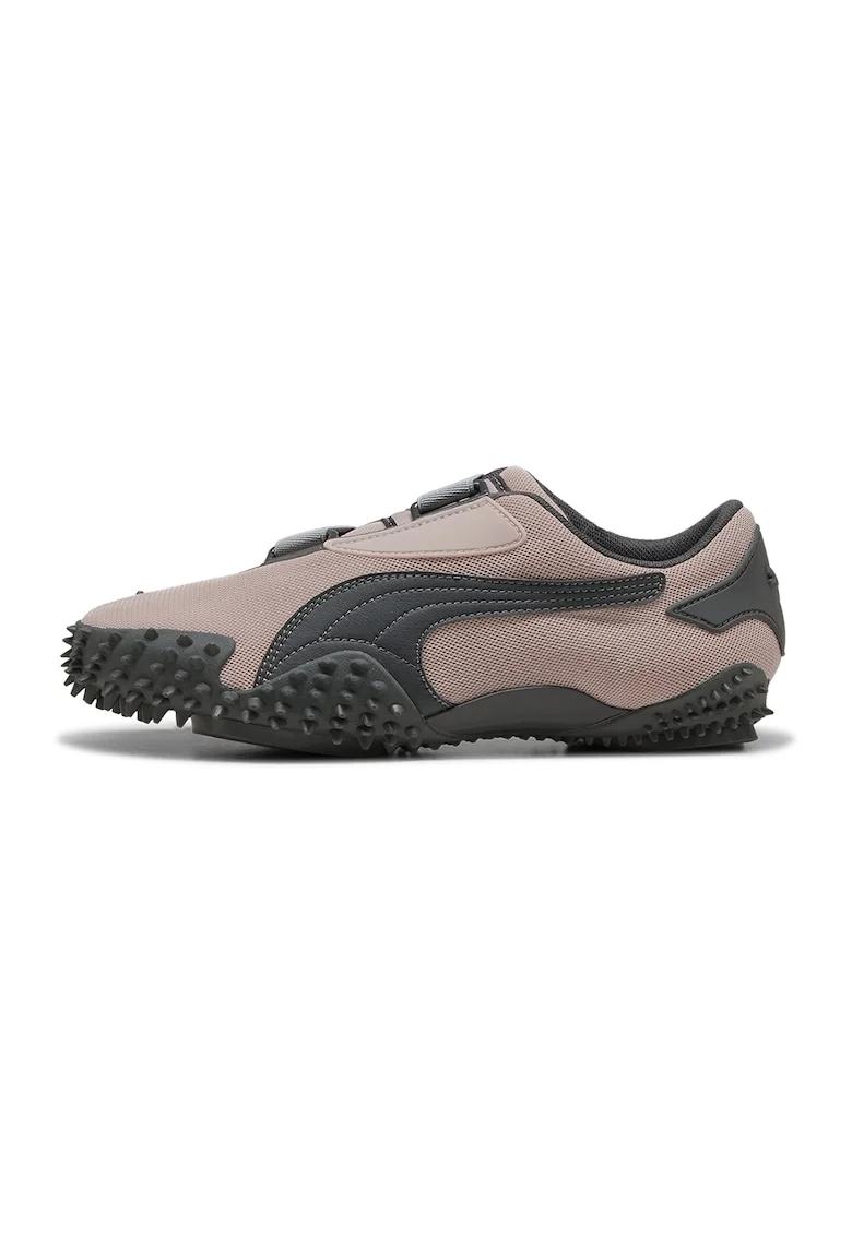Pantofi sport Mostro OG low-cut din material textil, Negru/Roz somon