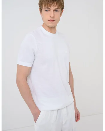 Tricou cu decolteu la baza gatului Momentum Lite, Alb