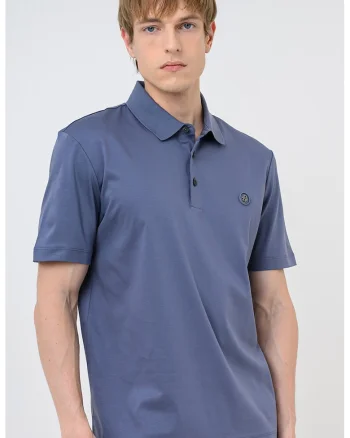 Tricou polo regular fit Parris, Gri grafit