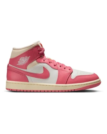 Pantofi sport  Air Jordan 1 Mid 43835, Alb/Coral