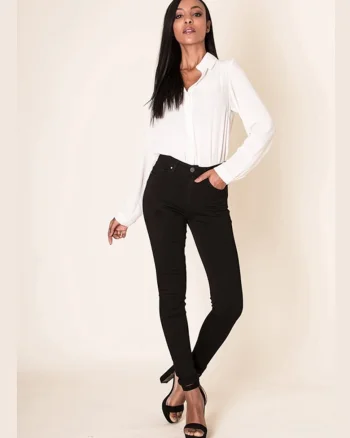 Blugi Dama Push-up Skinny  Negri P106N M8 16823, Negru
