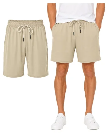Pantaloni scurti cu buzunare laterale