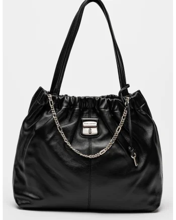 Geanta tote din piele The Cristina, Negru