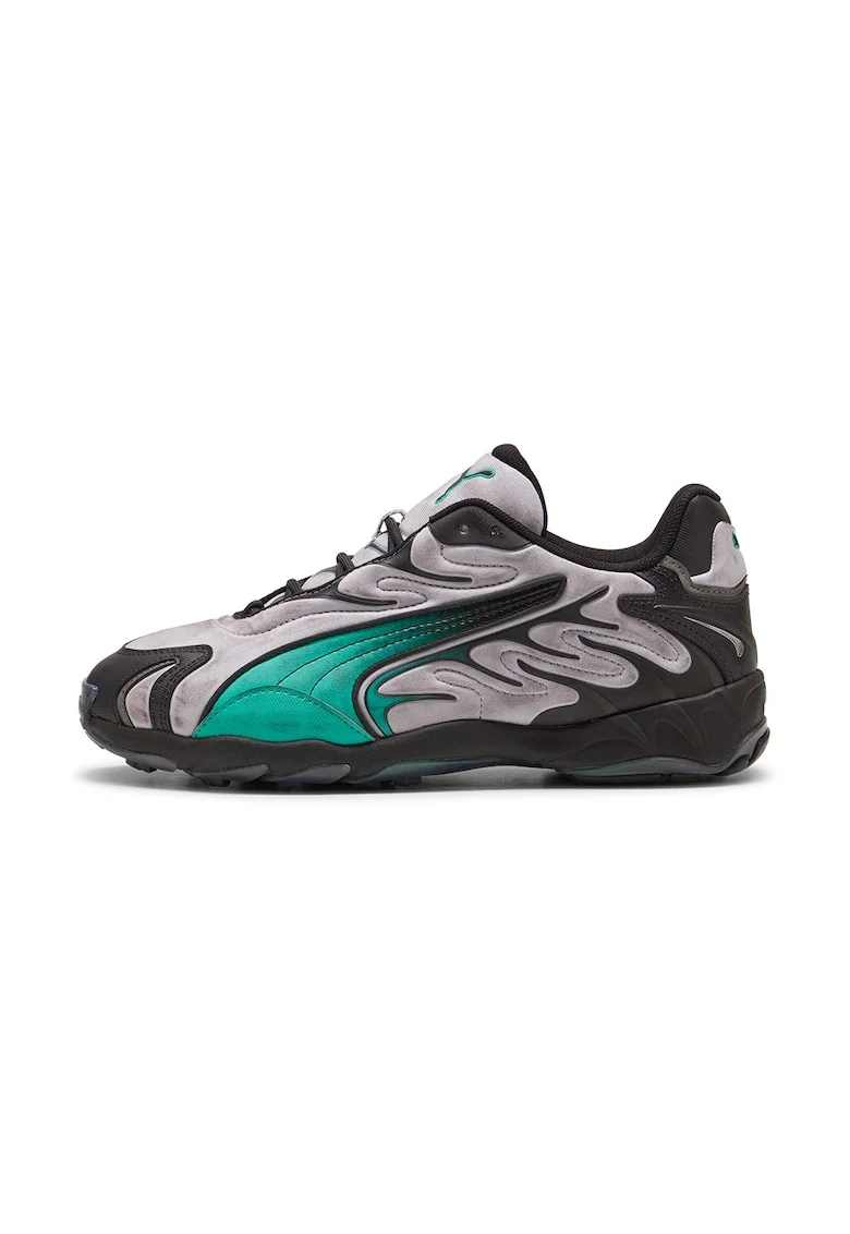 Pantofi sport Inhale cu aspect deteriorat, Gri/Turcoaz