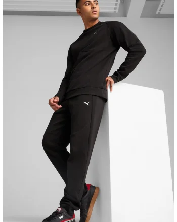 Pantaloni de trening cu talie elastica, Negru