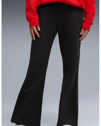 Pantaloni de trening evazati HER Comfort, Negru