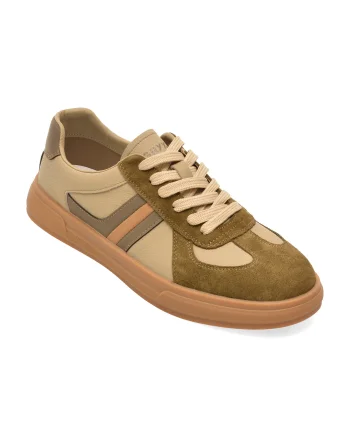 Pantofi sport GRYXX kaki, T61895, din piele naturala