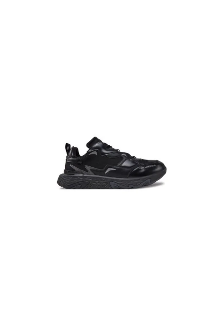 Pantofi sport barbati  305061577, Piele naturala, 46 EU, Negru