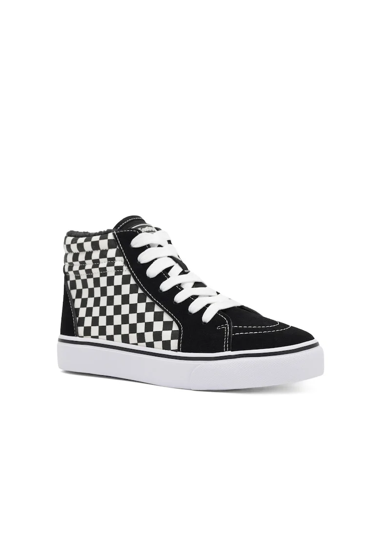 Tenisi fete,  5905588021162, Negru, Textil, Negru