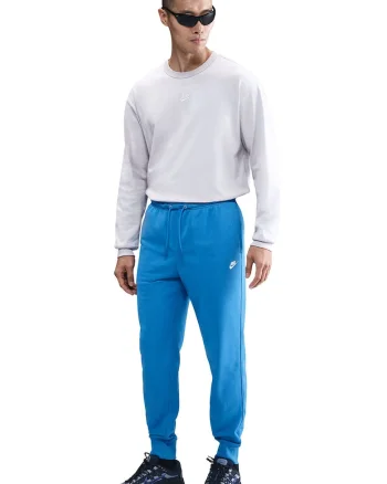 Pantaloni de trening din amestec de bumbac cu logo, Albastru royal