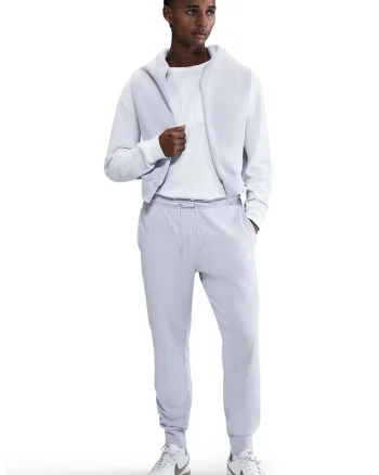 Pantaloni de trening din amestec de bumbac cu logo, Gri deschis