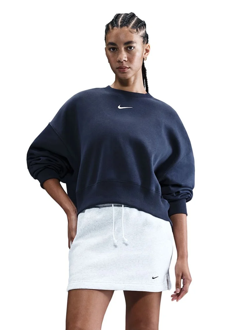 Bluza de trening lejera cu maneci cazute Phoenix, Bleumarin