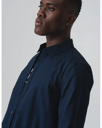 Camasa cu logo Classic, Bleumarin