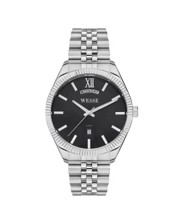 Ceas barbatesc  WWG207303, 42mm, curea otel, rezistent la apa 5 ATM, argintiu/negru