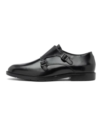 Pantofi din piele cu catarama Jess, Negru