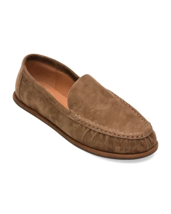 Mocasini EPICA kaki, PS1944, din piele intoarsa