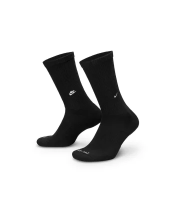 Set de sosete lungi cu logo brodat - 2 perechi, Alb/Negru