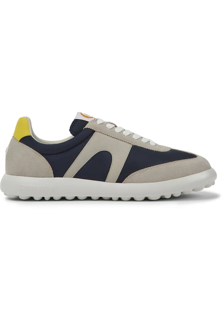 Pantofi sport cu garnituri din piele Pelotas XLF 8593, Albastru ultramarin/Grej