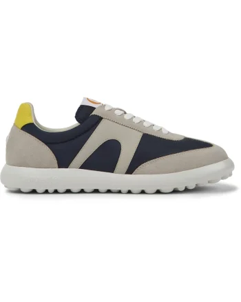 Pantofi sport cu garnituri din piele Pelotas XLF 8593, Albastru ultramarin/Grej