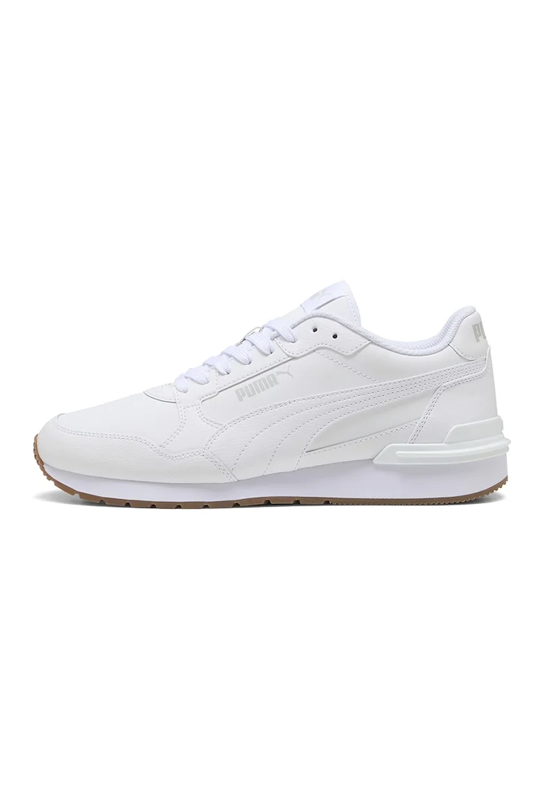 Pantofi sport ST Runner v4 de piele si piele ecologica, Alb