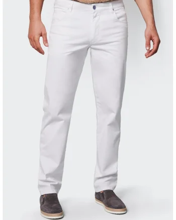 Pantaloni barbati M, 5 by Meyer Regular 6258/40 alb
