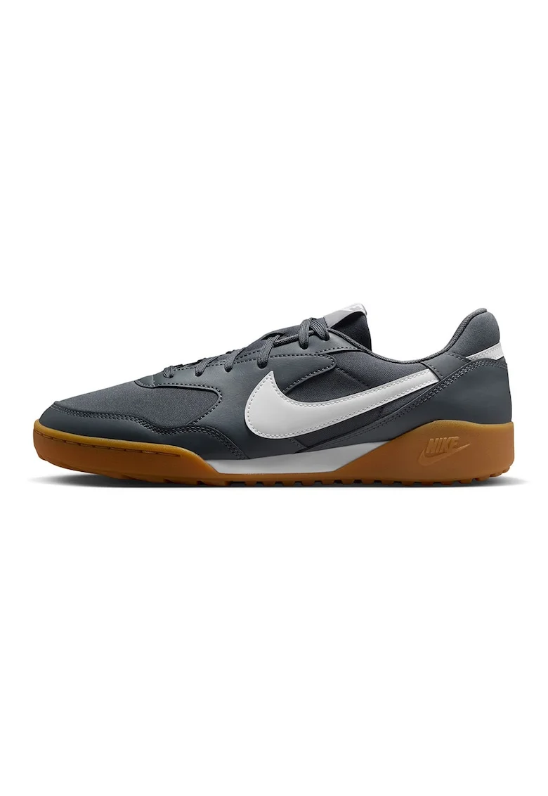 Pantofi sport TERRA MANTA din piele ecologica cu garnituri din material textil, Alb/Albastru petrol