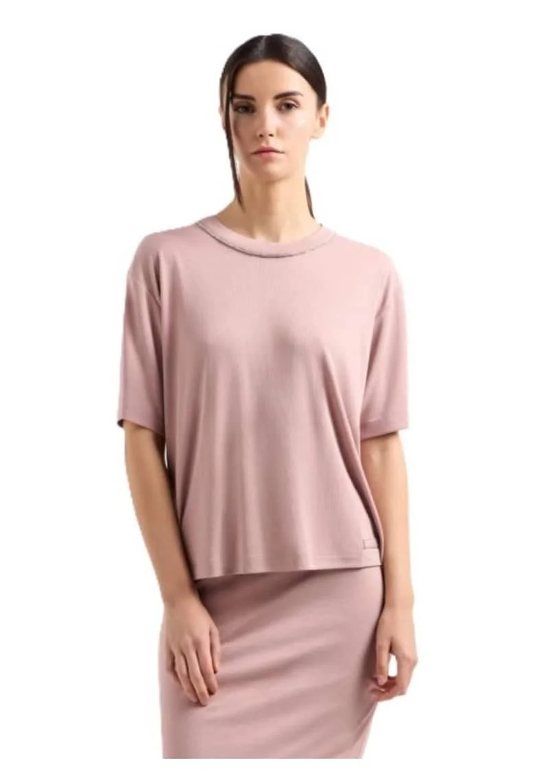 Tricou  pentru Lifestyle, W TEE SS, 7W000340-AF12956-U4079, S INTL, Roz