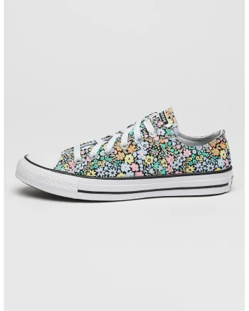Pantofi sport low-cut cu model floral All Star, Multicolor