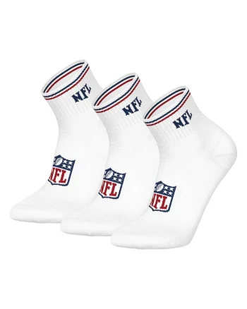 Set de sosete scurte unisex - 3 perechi, Alb