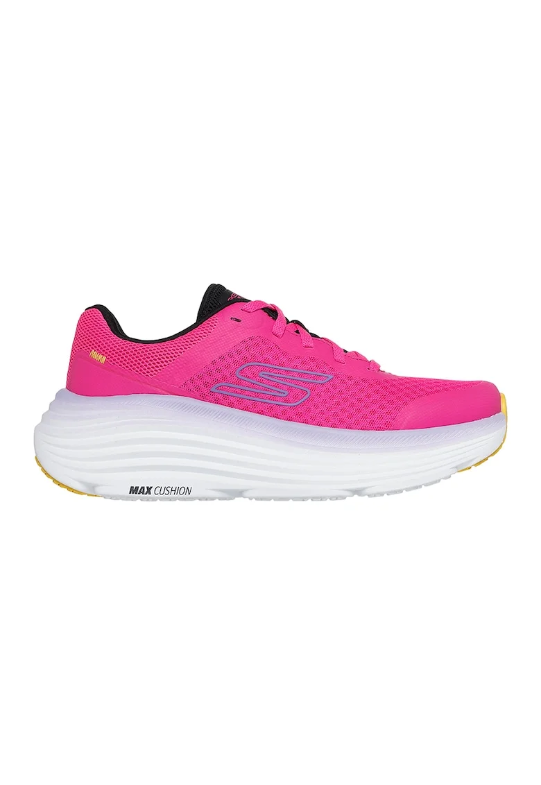 Pantofi sport de plasa cu brant moale, pentru alergare Max, Roz aprins/Lila/Alb optic