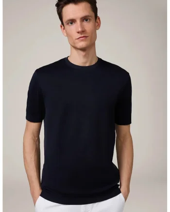 Tricou regular fit cu guler rotund 30037521
