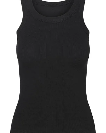 Top dama Tank top Nastia  Negru, Negru