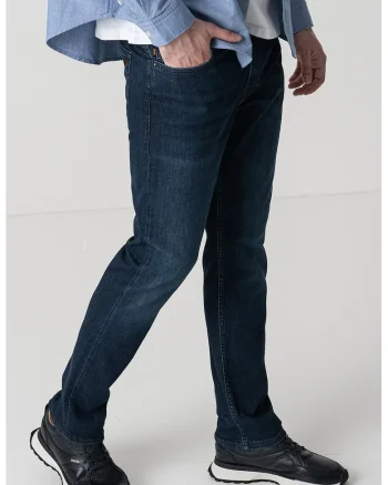 Blugi slim fit Delaware, Albastru inchis