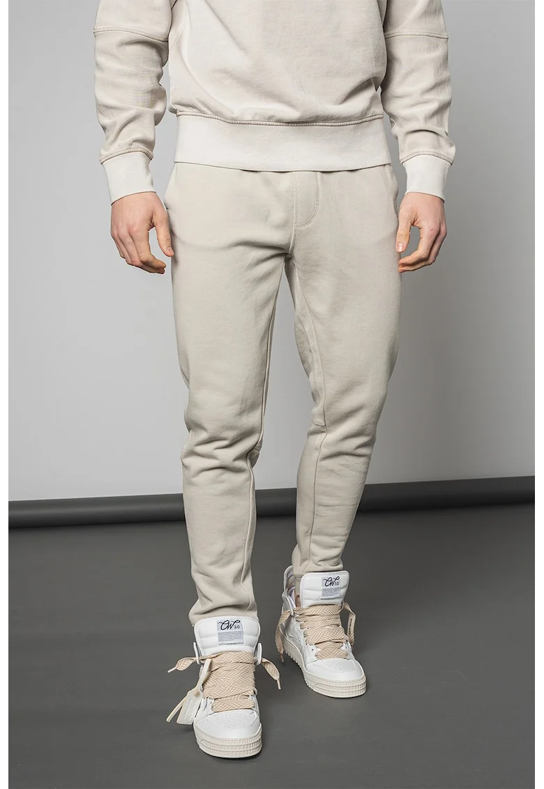 Pantaloni de trening cu buzunare laterale, Verde pal