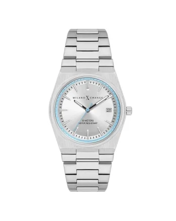 Ceas dama  MXL5120, 34 mm, curea otel, argintiu, rezistent la apa 3 ATM